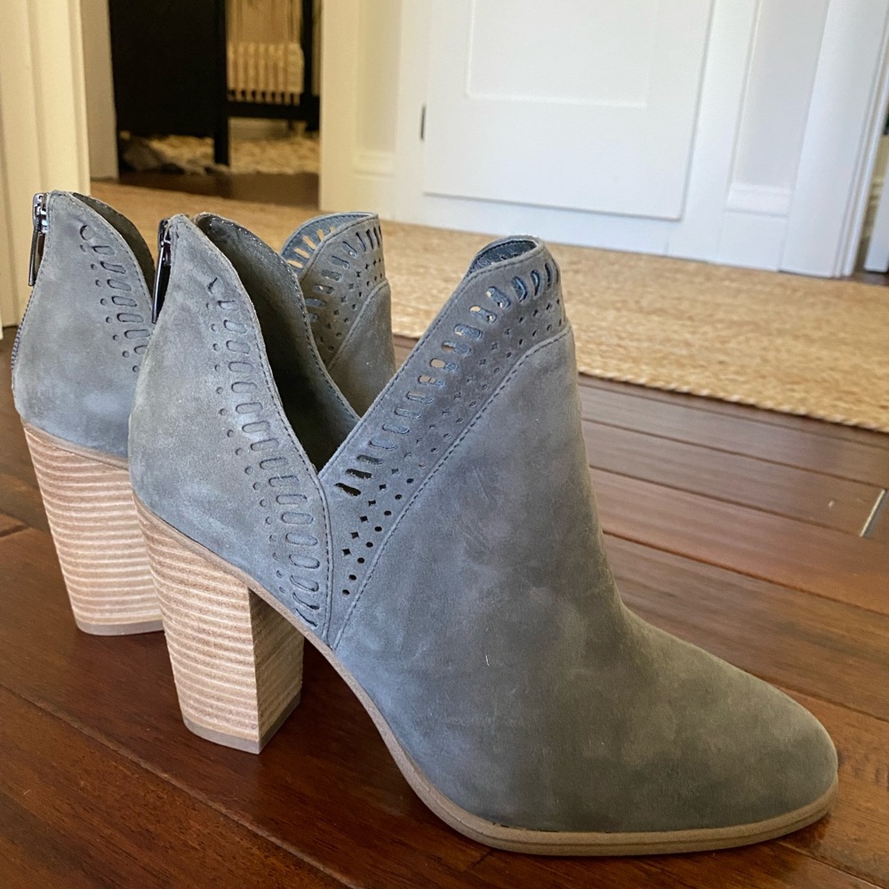 Grey Vince Camuto booties